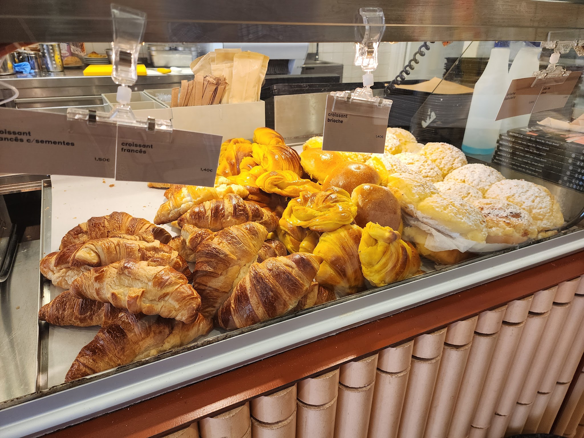 A delicious selection of our fresh pastries.